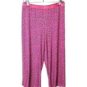 NWT Alfani Animal Print Silky Sleep Pants